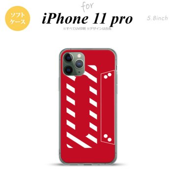 iPhone11Pro iPhone11 Pro スマホケース ソフトケース カセットテープ 赤 メンズ レディース nk-i11p-tp188