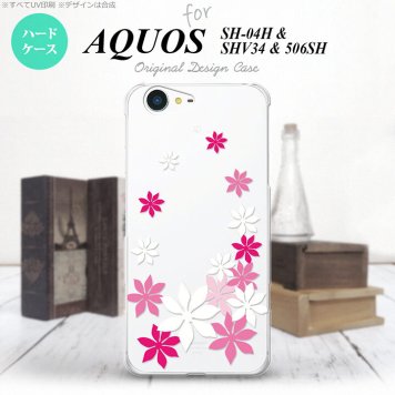 【SH04H】【スマホケース/スマホカバー】【アクオス ゼータ】SH04H スマホケース AQUOS ZETA SH04H カバー アクオス ゼータ ティアレ ピンク nk-sh04h-1075【メール便送料無料】