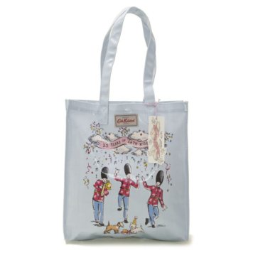 キャスキッドソン Cath Kidston パック トートバッグ ショルダーバッグ 759786 25th Anniversary Bookbag 25周年 アニバーサリーブックバッグ Fresh Blue 25Th Birthday Bookbag ライトブルー系マルチ