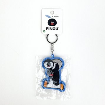 ピングー(PINGU)×松本セイジ 刺繍マスコットKC（PINGU&PINGA） キーホルダー