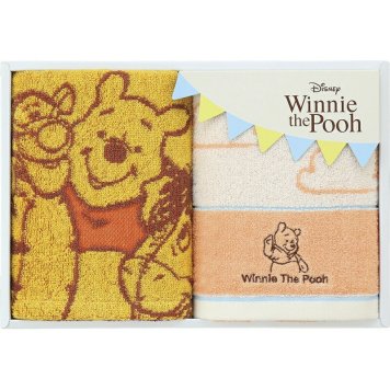 冬の贈り物ご挨拶  フェイスタオル2P ディズニー 35×75cm