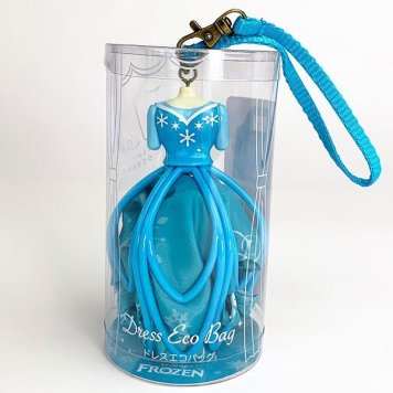 ディズニー エルサ アナと雪の女王 ドレスエコバッグ エコバッグ  アナ雪 プリンセス マスコット Disney ライトブルー グッズ