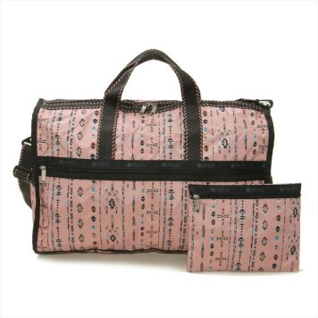 レスポートサック LeSportsac バッグ LARGE WEEKENDER 7185 E300 ラージウィークエンダー 2way ショルダー ボストンバッグ SUNSET PLAINS ピンク系マルチカラー