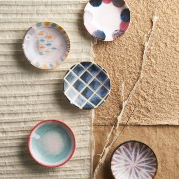 Ｂｒｕｓｈ　Ｂｌｕｅ　ブラッシュカラー　六種小皿揃 7-2072  ギフト 内祝い 御祝 御礼 記念品 引出物 結婚式 プレゼント 出産内祝い 結婚お祝い