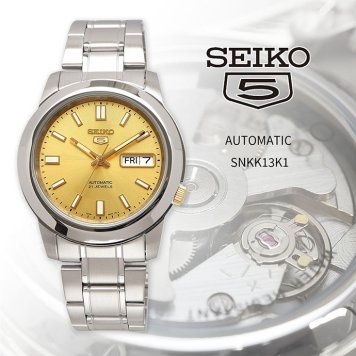 SEIKO 腕時計 セイコー 時計 ウォッチ セイコー5 自動巻き ビジネス カジュアル メンズ SNKK13K1 海外モデル [並行輸入品]