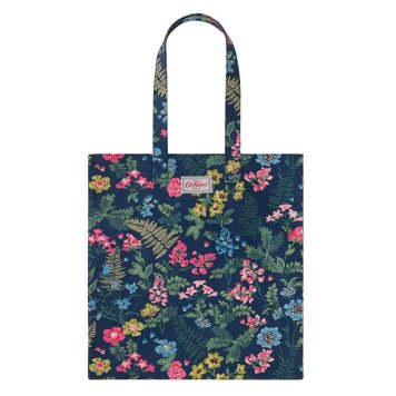 キャスキッドソン トートバッグ 913577 105265816193102 コットン ブックバッグ ショルダートート NAVY/TWILIGHT GARDEN