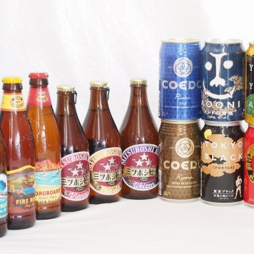 クラフトビール12本セット(インドの青鬼IPA缶 コエド瑠璃 缶 コエド伽羅 缶 名古屋赤味噌ラガー缶 よなよなエール缶 東京ブラック缶 ミツボシペールエール瓶 ミツボシヴァイツェン瓶 ミツボシヴィエナ瓶 コナビールビックウェーブゴールデンエール瓶 コナ