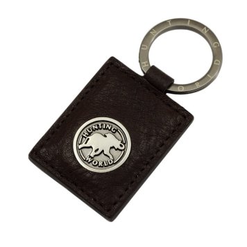 ハンティングワールド HUNTING WORLD キーリング キーホルダー 216-300 KEY FOB キーフォブ ダークブラウン