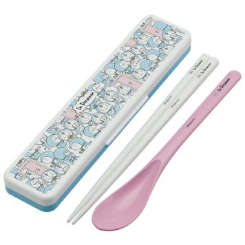I'm Doraemon colors Blue 音のならないコンビセット 箸18cm ※送料無料(ポスト投函)