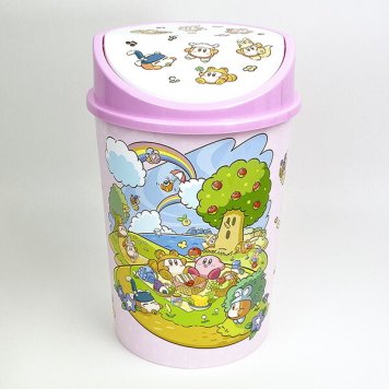 星のカービィ ダストボックス ピンク フタ付き ゴミ箱 収納 キッズ