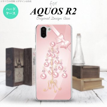 AQUOS R2 アクオス アール2 SH-03K SHV42 専用 スマホケース カバー ハードケース ツリーオブジェ ピンク nk-r2-305[スマホ,スマホケース,スマホカバー,ケース,カバー,ジャケット]