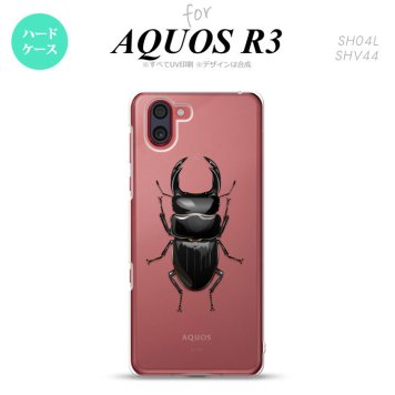 SH-04L SHV44 R3 AQUOS R3 スマホケース カバー クワガタ A nk-r3-331