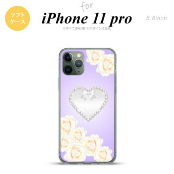 iPhone11Pro iPhone11 Pro スマホケース ソフトケース ハート D 紫 メンズ レディース nk-i11p-tp232