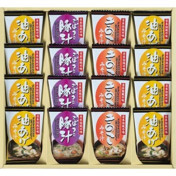 フリーズドライ「お味噌汁3種の味詰合せ」 ／お吸い物 和風惣菜 惣菜・レトルト 食品 敬老の日 プレゼント ギフト お彼岸 お供え 秋 2026 送料無料 ギフト プレゼント プチギフト 内祝い 快気祝い 出産祝い 結婚祝い 引出物 新築祝い お返し