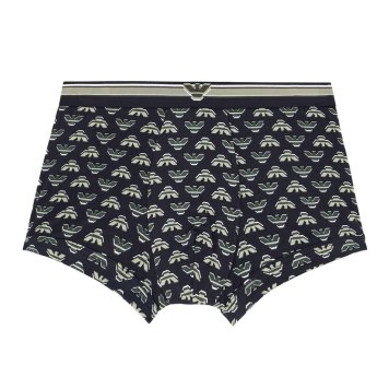 エンポリオアルマーニ：BOLD ALL OVER EAGLE ボクサーパンツ (ブラック)[ボクサーパンツ/ 男性下着/ メンズインナー/人気ブランド/おすすめギフト/誕生日プレゼント/メンズファッション]