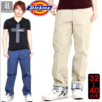 Dickies ディッキーズ メンズ フランネル ラインド ワークパンツ 2カラー チェック ベージュ ネイビー 大きいサイズ チノパン サルエルパンツ母の日 福袋 　  2020