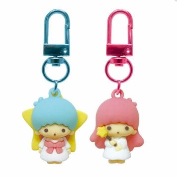 サンリオ リトルツインスターズ キキ・ララ PVCペアキーホルダー マスコット sanrio