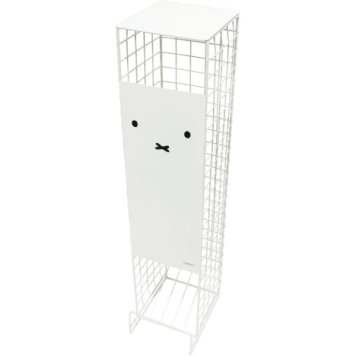 ミッフィー Dick Bruna miffy トイレットペーパーストッカー 顔だけ 収納 ホワイト 5ロール