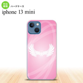 iPhone13mini iPhone13 mini ケース ハードケース 翼 光 ピンク  nk-i13m-464