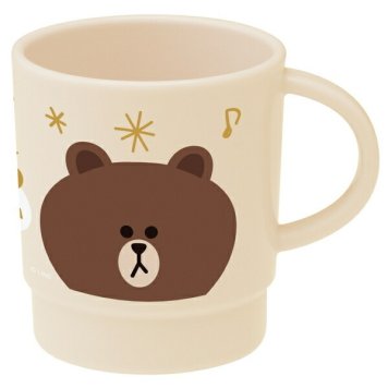 LINE フレンズ (ブラウン) スタッキングコップ ※送料無料(北海道・沖縄は除く)