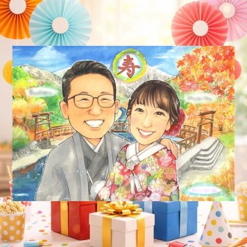 結婚記念日のプレゼントに、写真とは違う、ぬくもりのある記念品です。 贈り物 結婚式 似顔絵 名入れ ギフト プレゼント 手描き 結婚記念日 お祝い 記念 挙式 ウェルカムボード 家族 友達 同僚 カップル 友人 下書き確認 修正無料 名入れ 一生もの 宝物 親孝行 そっくり 結婚式 ウェディング 一生もの 宝物 メモリアル 感動 大人数 感激 バレンタインデー 披露宴 百寿祝い 同窓会 ハロウィン