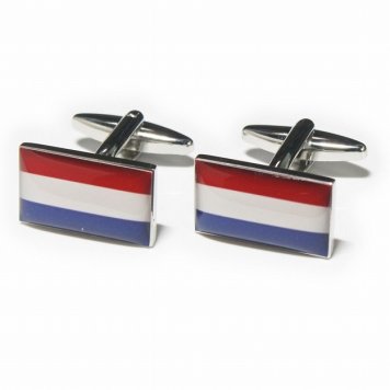 鎌倉カフス工房 オランダ国旗 カフスボタン・カフリンクス メンズ  ec120 結婚式 旦那 プレゼント ギフト 彼氏 父の日 誕生日プレゼント