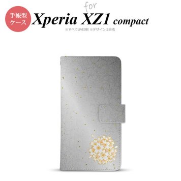 【手帳型 スマホ カバー ケース】【SO02K】【エクスペリア XZ1】手帳型 ケース SO-02K スマホ カバー Xperia XZ1 Compact エクスペリア 和サクラ 黒 nk-004s-so02k-dr1273【メール便送料無料】