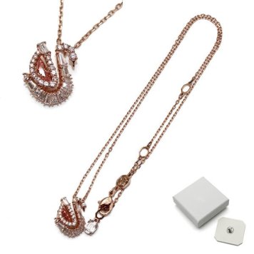 SWAROVSKI スワロフスキー ネックレス 5732414 Swan アクセサリー ローズゴールド
