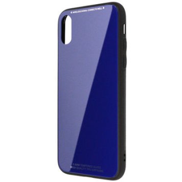 日本トラストテクノロジー 【メール便での発送商品】ワイヤレス充電対応ケース for iPhoneX ネイビー TPUGCX-NV