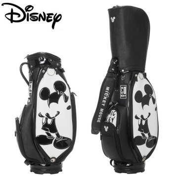 ディズニー キャディバッグ MONOCHROME MICKEY GOLF CADDIE BAG Disney XYMG5FC1 お誕生日祝い お祝い 記念品 お父さん 父の日 彼氏 男性 30代 40代 50代 60代 母の日 お母さん 還暦祝い 敬老の日 彼女 人気プレゼント プレゼント