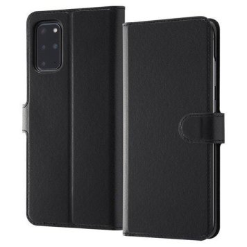 Galaxy S20+ 5G ケース 手帳型 シンプル マグネット / ブラック / ブラック ギャラクシーs20+ ※送料無料(ポスト投函)