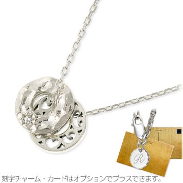 【送料無料】M's collection エムズコレクション  シルバー ネックレス ホワイト 彼女 レディース ホワイトデー