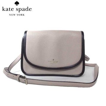 ケイト・スペード アウトレット kate spade ショルダーバッグ WKRU5388-287 ivy / ward place レザー ショルダーバッグ rose cloud(287):ピンクベージュ系×ブラック【レディース】【RCP】