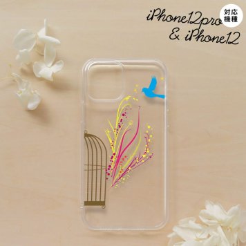 iPhone12/iPhone12pro iPhone12 / iPhone12pro スマホケース ソフトケース 青い鳥 赤 黄 メンズ レディース nk-i12-tp1295