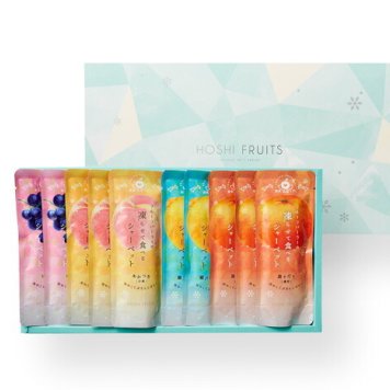 ホシフルーツ フルーツパーラーの凍らせて食べるシャーベット 彩果しずく 10袋 〈HFW-02F〉 出産内祝い 結婚内祝い お返し ギフト