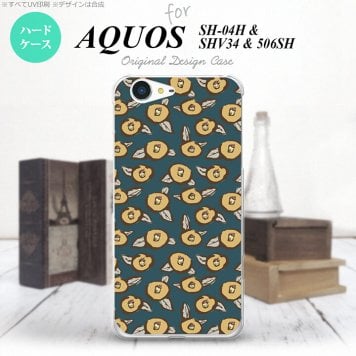 【SH04H】【スマホケース/スマホカバー】【アクオス ゼータ】SH04H スマホケース AQUOS ZETA SH04H カバー アクオス ゼータ つばき 紺 nk-sh04h-1703【メール便送料無料】