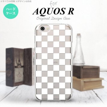 【SH03J】【スマホケース/スマホカバー】【アクオス R】SH03J スマホケース AQUOS R SH-03J カバー アクオス R スクエア 白 nk-sh03j-034【メール便送料無料】