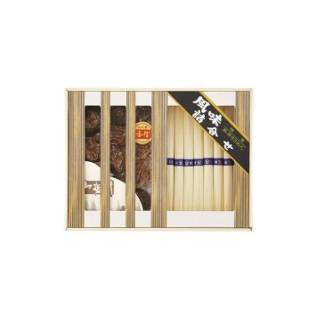 【ギフト対応無料】乾物家 国産椎茸と手延そうめん御詰合せ (KBY-BE3) ※送料無料(北海道・沖縄は除く)