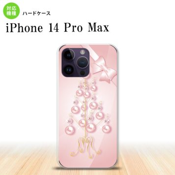 iPhone14 ProMax iPhone14 Pro Max スマホケース 背面ケース ハードケース ツリーオブジェ ピンク 2022年 9月発売 nk-i14pm-305