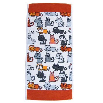 フェイラー タオル FEILER ゲストタオル 37cm×80cm CATS キャッツ 猫 シナモン 誕生日 結婚祝い 結婚式 バレンタイン 高級 ホワイトデー 父の日 母の日
