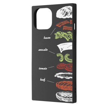 iPhone 15 / 14 / 13 / オリジナル / ソフトケース KAKU / ハンバーガー ※送料無料(ポスト投函)
