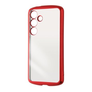 Galaxy S24 耐衝撃 精密設計 TPUソフトケース METAMORU plus/レッド ※送料無料(ポスト投函)