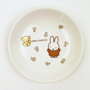 ミッフィー miffy ＆テディベア ミニプレート 食器 日本製