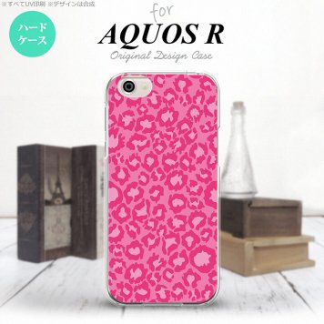 【SH03J】【スマホケース/スマホカバー】【アクオス R】SH03J スマホケース AQUOS R SH-03J カバー アクオス R ヒョウ柄 ピンク nk-sh03j-892【メール便送料無料】