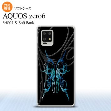 SHG04 SHG04 ZERO6 AQUOS zero6 スマホケース ソフトケース ピンスト 黒 青 メンズ レディース nk-zero6-tp1242