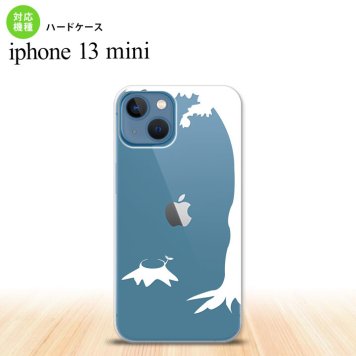 iPhone13mini iPhone13 mini ケース ハードケース 切り株 白  nk-i13m-199