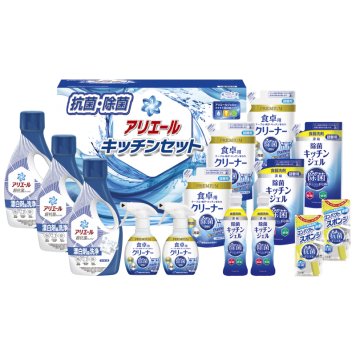 ギフト工房 アリエール&キッチンセット ／洗濯用洗剤 洗剤・柔軟剤・クリーナー 日用消耗品 日用品・ヘルスケア お中元 御中元 ギフト 夏ギフト 暑中見舞 残暑見舞 時期 いつ お礼 お返し グルメ のし お盆 初盆 新盆 お供 御供 ギフト 2026 送料無料 ギフト プレゼント プチギフト 内祝い 快気祝い 出産祝い 結婚祝い 引出物 新築祝い お返し