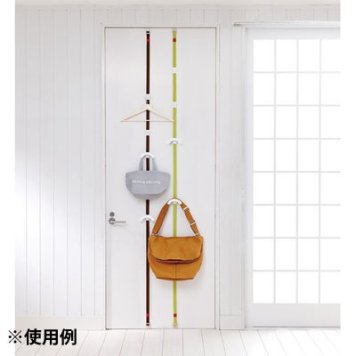吉川国工業所 帽子掛け バッグハンガー ドアフックプラス アーチ ブラウン ( ドアハンガー 扉収納 ) 4979625221090