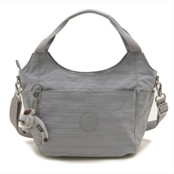 キプリング Kipling トートバッグ 斜めがけショルダーバッグ CAROLA Dazz Grey ライトグレー系 K17026 09A