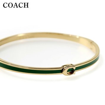 コーチ バングル レディース ブランド COACH 546478GLD300 ゴールド グリーン アクセサリー